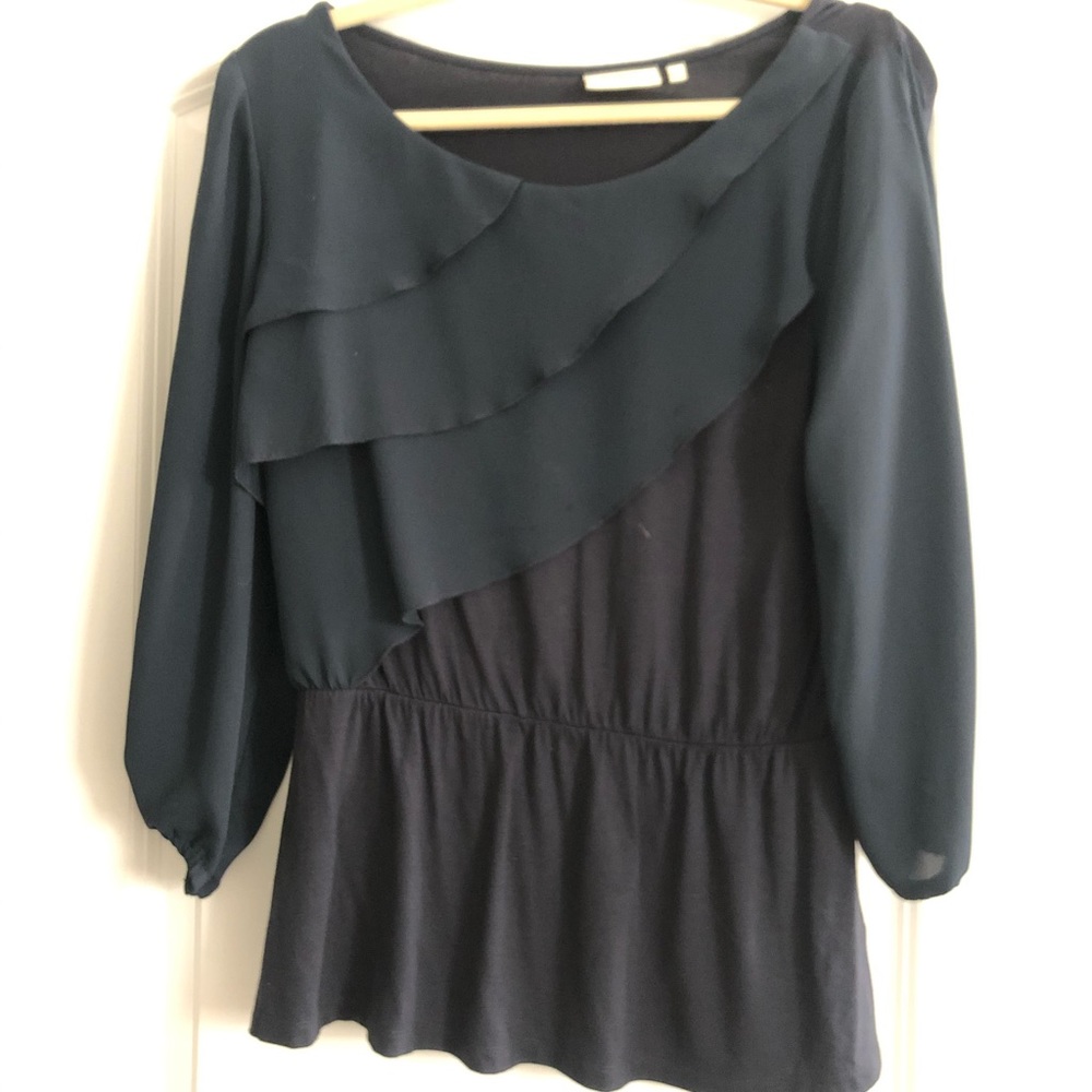 Anthropologie Navy Top
